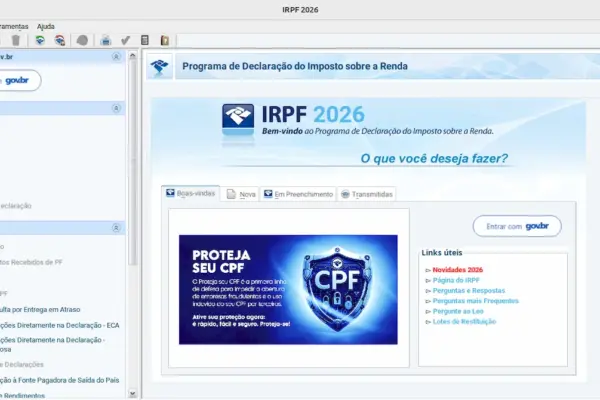 Como instalar o programa IRPF 2026 no Linux via arquivo BIN