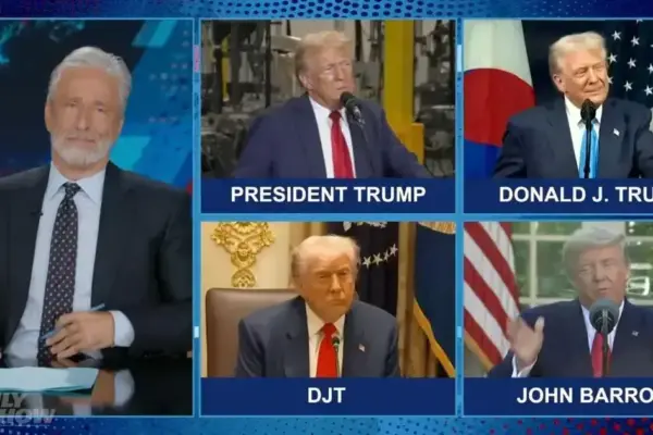 Jon Stewart destaca contradições na comunicação sobre a guerra no Irã