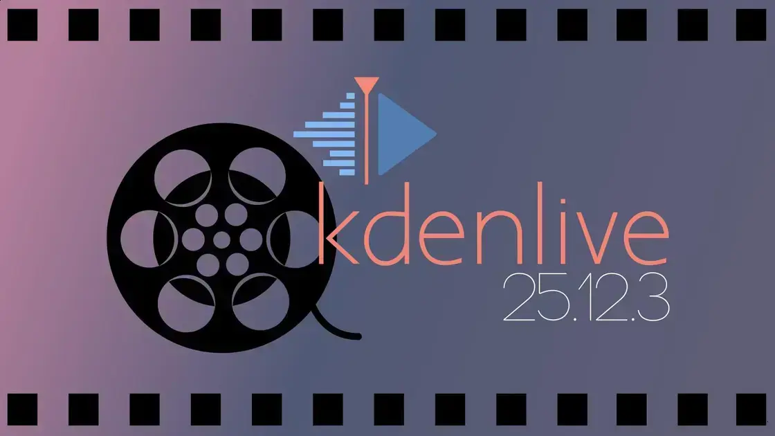Kdenlive 25.12.3: atualização final com melhorias de workflow e estabilidade