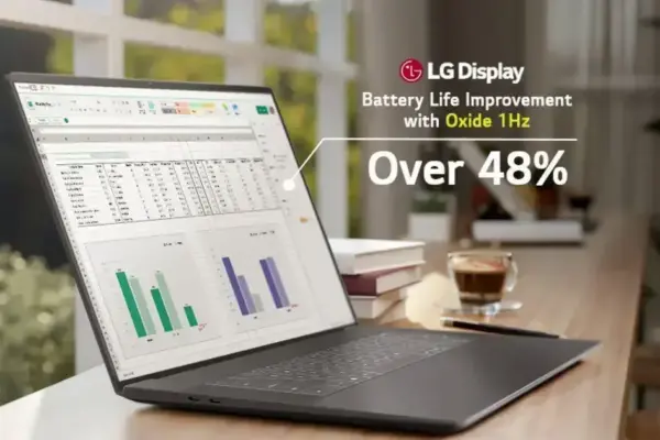 LG inicia produção de painéis LCD de taxa de atualização variável para notebooks