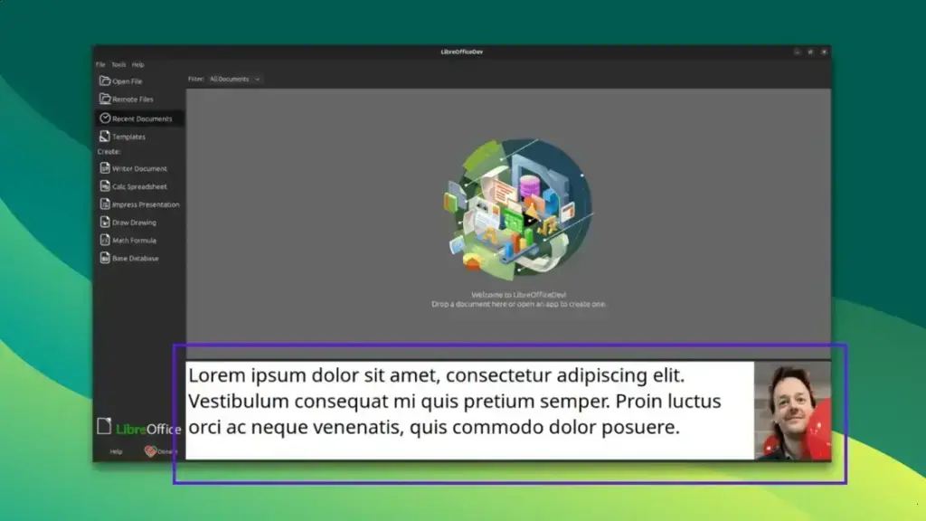LibreOffice 26.8 terá banner de doação que pode incomodar usuários