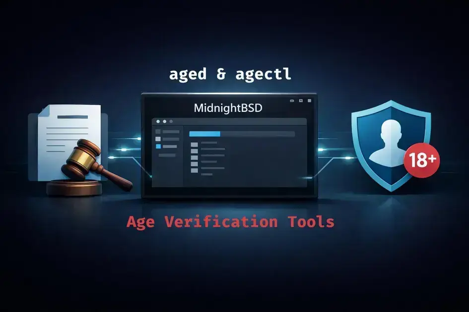 Verificação de idade no MidnightBSD: ferramentas ajudam a cumprir leis