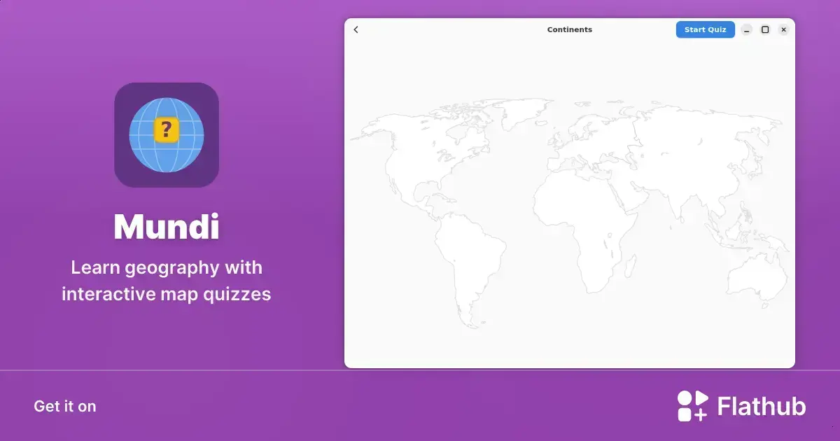 Mundi: Aprenda Geografia de forma interativa no Linux com o App Mundi 1 Mundi: Aprenda Geografia de forma interativa no Linux com o App Mundi
