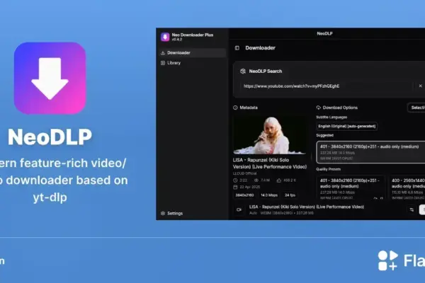 NeoDLP: Descubra o downloader de vídeo e áudio moderno para Linux