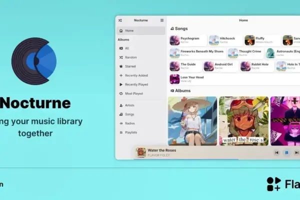 Nocturne no Linux: seu cliente moderno para gerenciar músicas com elegância