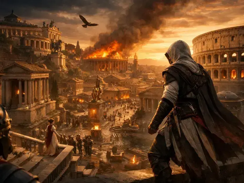 Nova série de Assassin's Creed da Netflix se passa em Roma Antiga