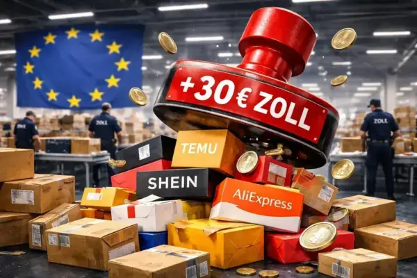 Nova taxa de €3 da UE pode impactar compras na Temu e Shein