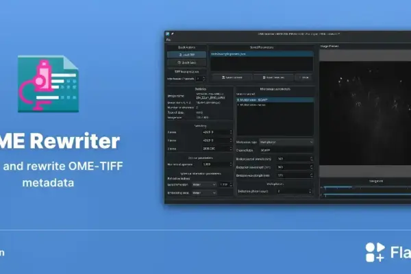 OME Rewriter: Editando metadados OME-TIFF no Linux com facilidade