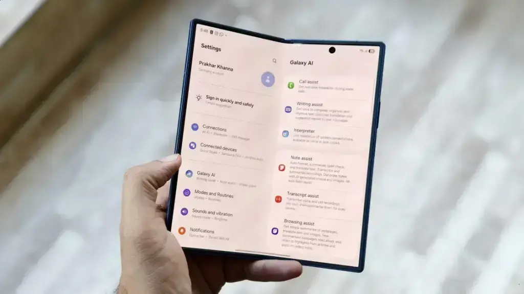 One UI 8.5 Beta 2 chega ao Galaxy Z Fold 7: Confira as Novidades!