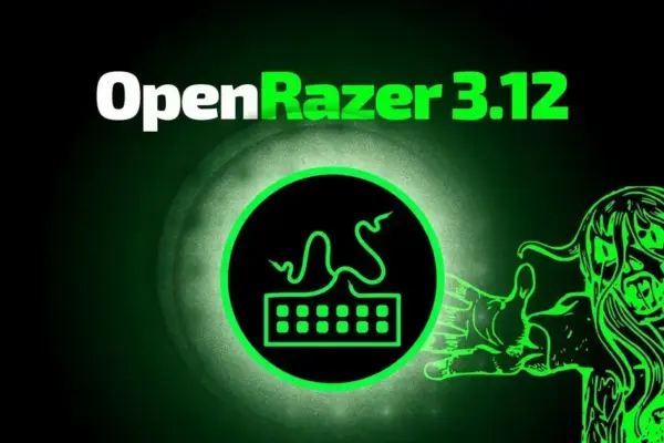 OpenRazer 3.12 amplia suporte a dispositivos Razer no Linux