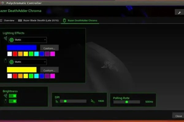OpenRazer 3.12 traz suporte a novos dispositivos Razer no Linux