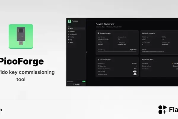 PicoForge 0.5.0: ferramenta moderna para configuração de chaves de segurança no Linux