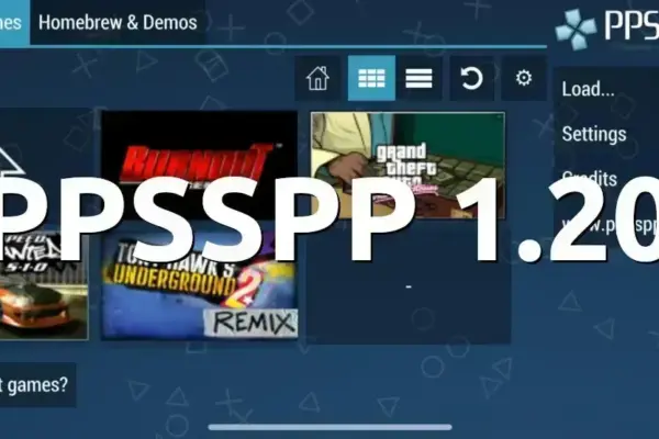 PPSSPP 1.20: atualização traz modo retrato e multijogador mais estável