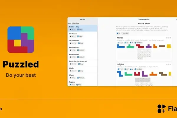 Puzzled no Linux: o quebra-cabeça que vai desafiar seu raciocínio no Flathub
