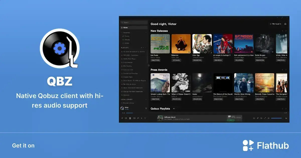 QBZ: O cliente nativo para ouvir música hi-res no Linux com qualidade máxima