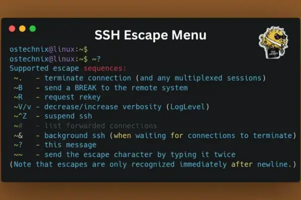Sequências de Escape SSH: Como Resolver Sessões Congeladas Instantaneamente