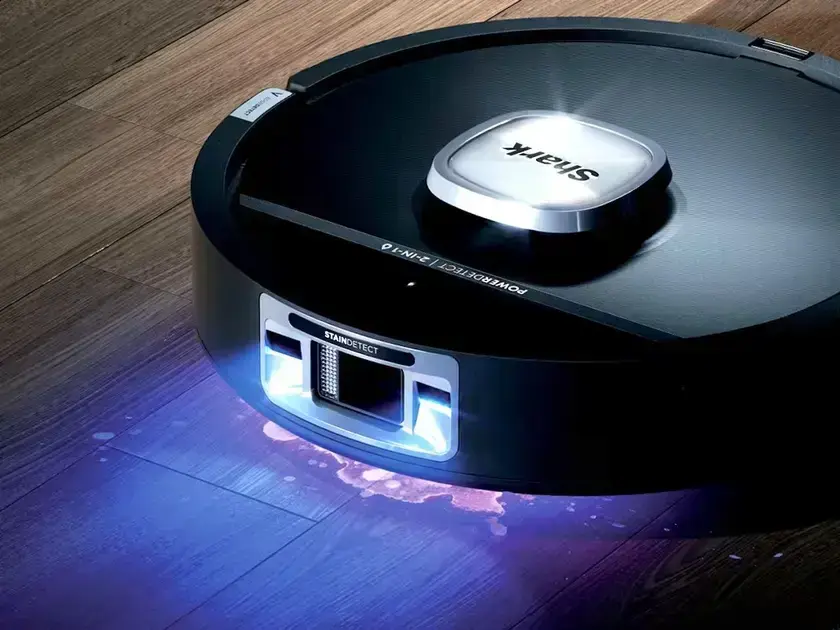 Shark PowerDetect UV Reveal: robô 2‑em‑1 com UV, mapeamento AI e dock higiênico