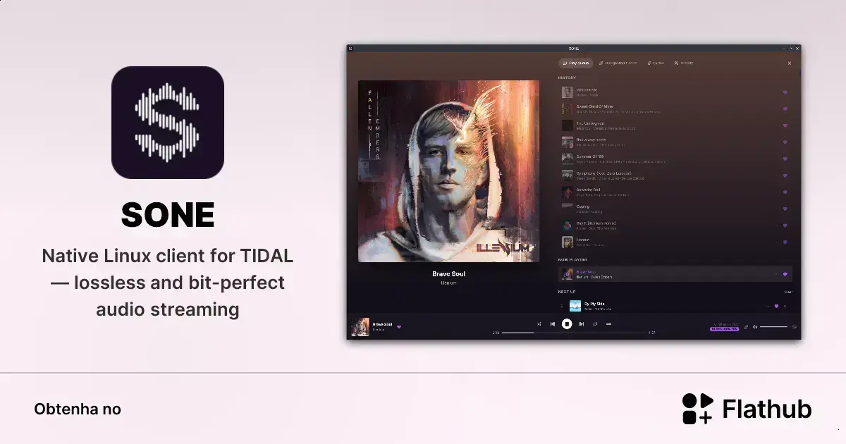 SONE: Cliente Linux para streaming de áudio lossless no TIDAL 1 SONE: Cliente Linux para streaming de áudio lossless no TIDAL
