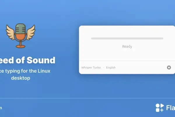 Speed of Sound no Linux: digitação por voz prática e privativa no desktop