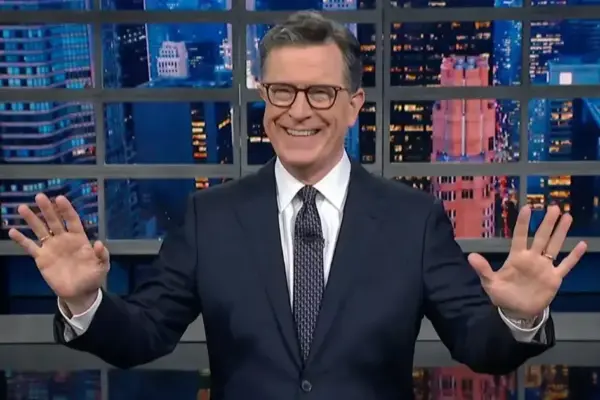 Stephen Colbert: Monólogo e o inusitado canto de 'Yes We Can'