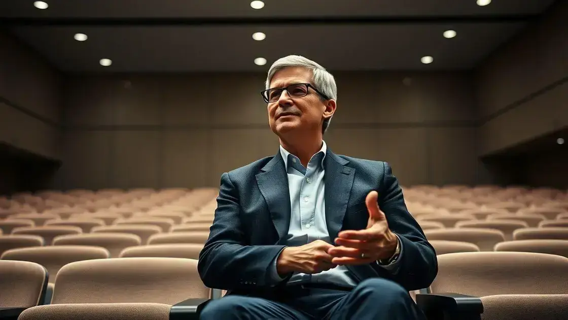 Tim Cook diz que pessoas e cultura são essenciais para o sucesso da Apple