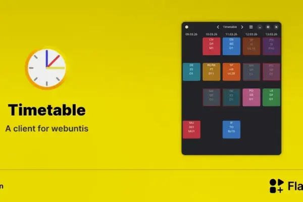 Timetable: Cliente WebUntis para Linux que facilita a vida dos estudantes