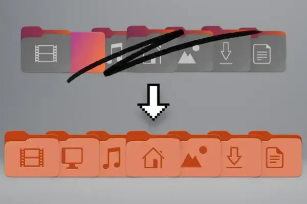 Ubuntu 26.04 LTS traz ícones de pasta renovados e mudanças visuais marcantes