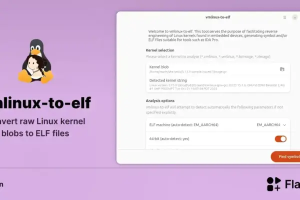 vmlinux-to-elf: Converta núcleos Linux brutos para arquivos ELF facilmente