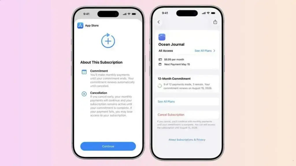 Apple lança assinaturas mensais com compromisso de 12 meses na App Store