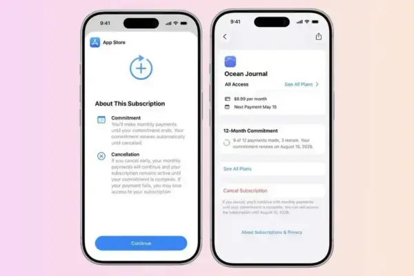 Apple lança assinaturas mensais com compromisso de 12 meses na App Store