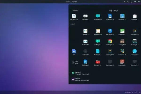 Asmi Linux 26.04 traz melhorias no Xfce e novo app de configurações