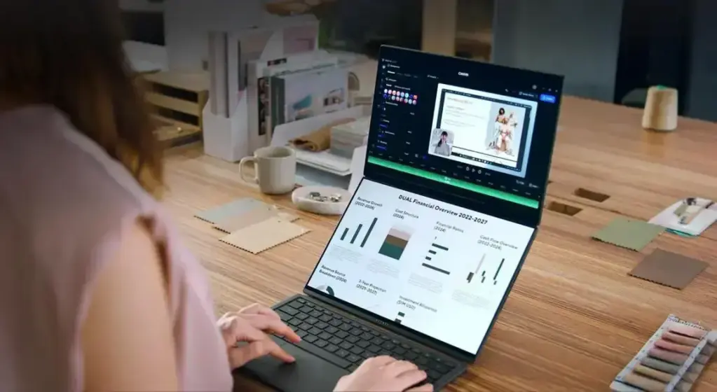 Asus apresenta Zenbook DUO: um laptop de tela dupla por $2499