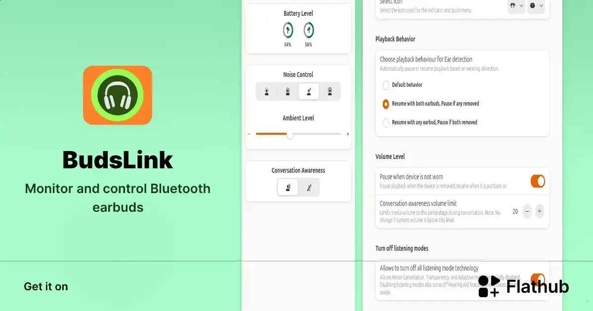 BudsLink: controle avançado e monitoramento para earbuds Bluetooth no Linux