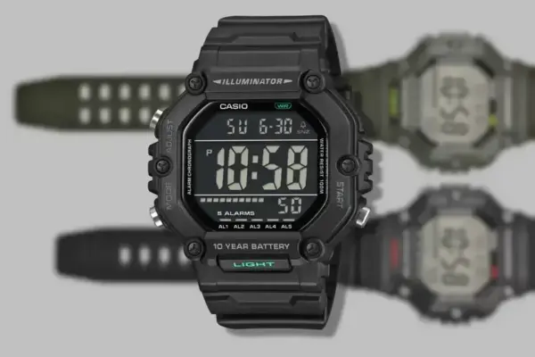 Casio apresenta novos relógios digitais com bateria de 10 anos
