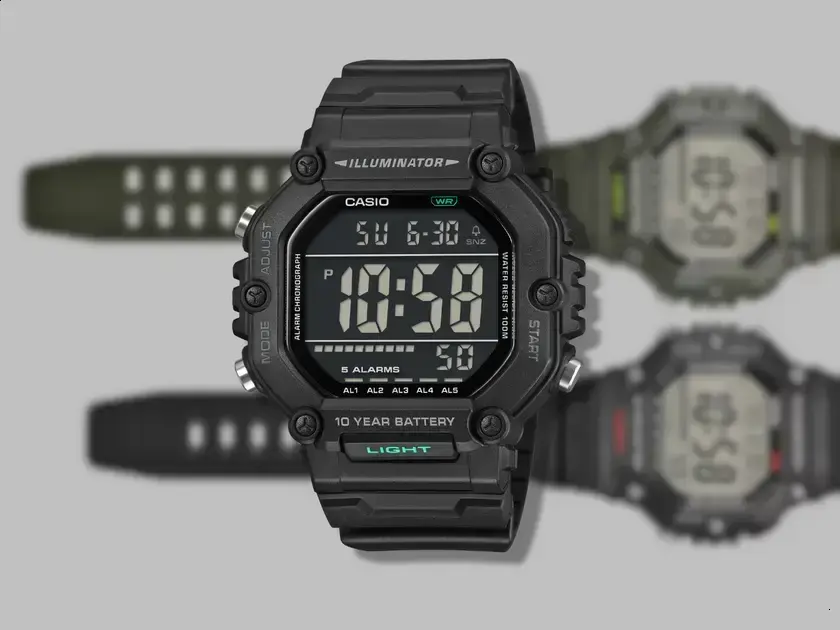 Casio apresenta novos relógios digitais com bateria de 10 anos