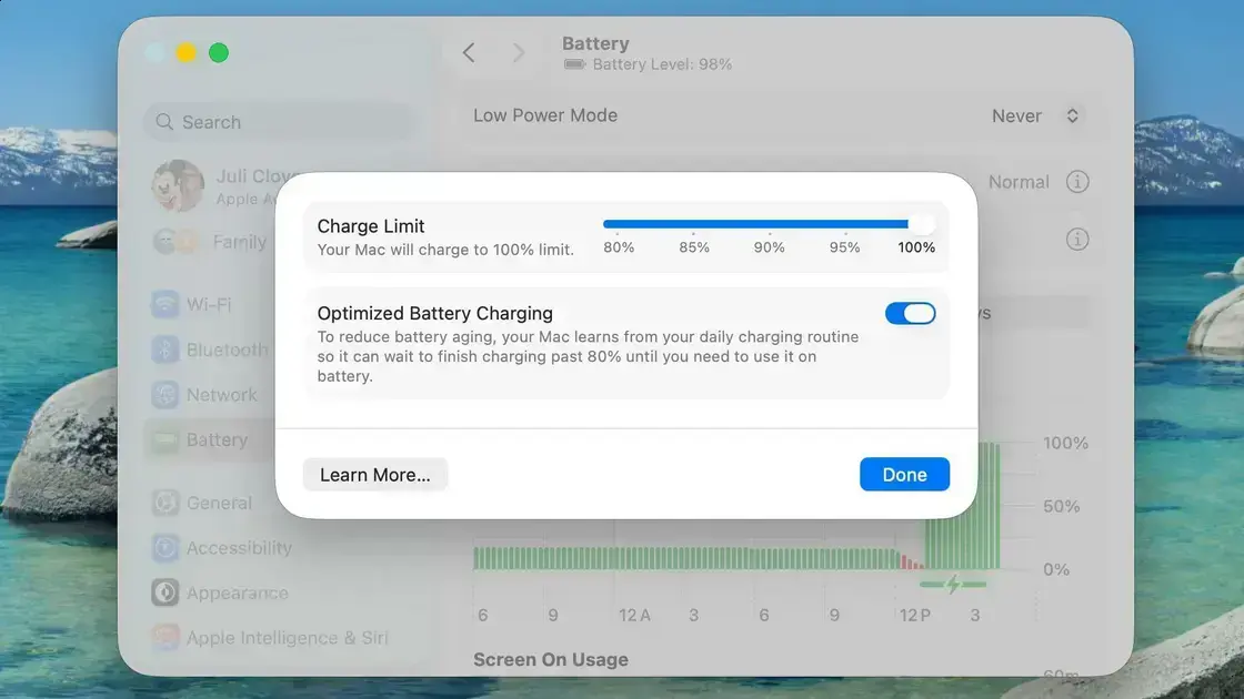 Como o novo recurso de limite de carga pode prolongar sua duração de bateria no MacBook 1 Como o novo recurso de limite de carga pode prolongar sua duração de bateria no MacBook