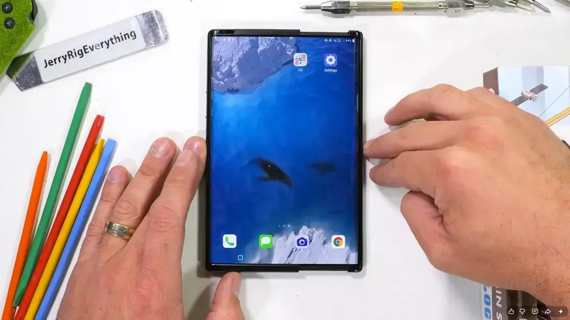 Conheça o inovador smartphone LG Rollable e suas funcionalidades 1 Conheça o inovador smartphone LG Rollable e suas funcionalidades