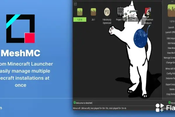 Conheça o MeshMC: launcher personalizado para Minecraft no Linux
