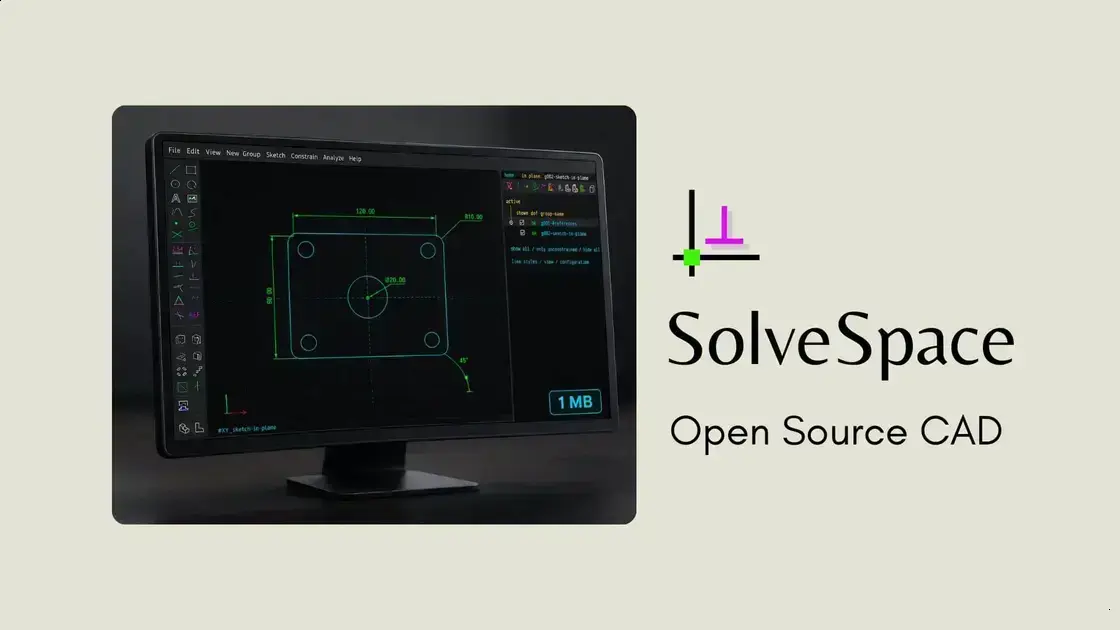 Conheça SolveSpace: CAD Open Source que roda offline direto no navegador 1 Conheça SolveSpace: CAD Open Source que roda offline direto no navegador