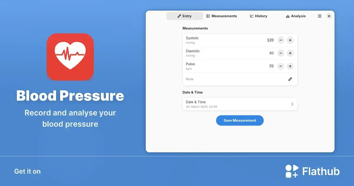 Controle sua saúde com Blood Pressure no Linux: monitoramento fácil e prático
