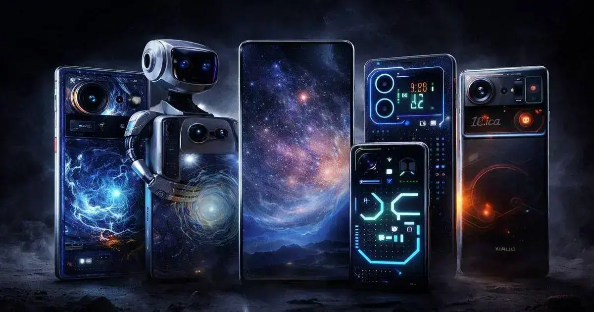Descubra os 6 Smartphones Estranhos e Impressionantes de 2026 1 Descubra os 6 Smartphones Estranhos e Impressionantes de 2026