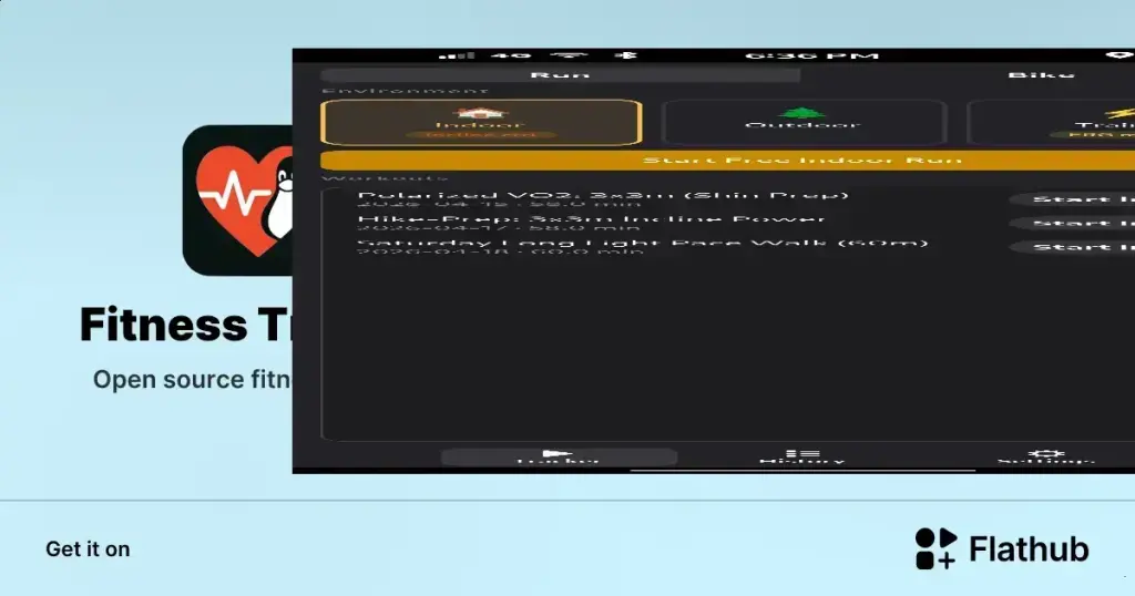 Fitness Tracker para Linux: app open-source para seu treino Bluetooth