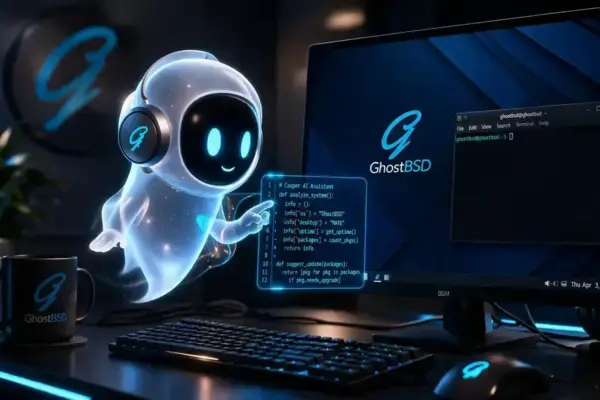 GhostBSD 27.1 lança Casper, assistente AI autônomo para manutenção do sistema