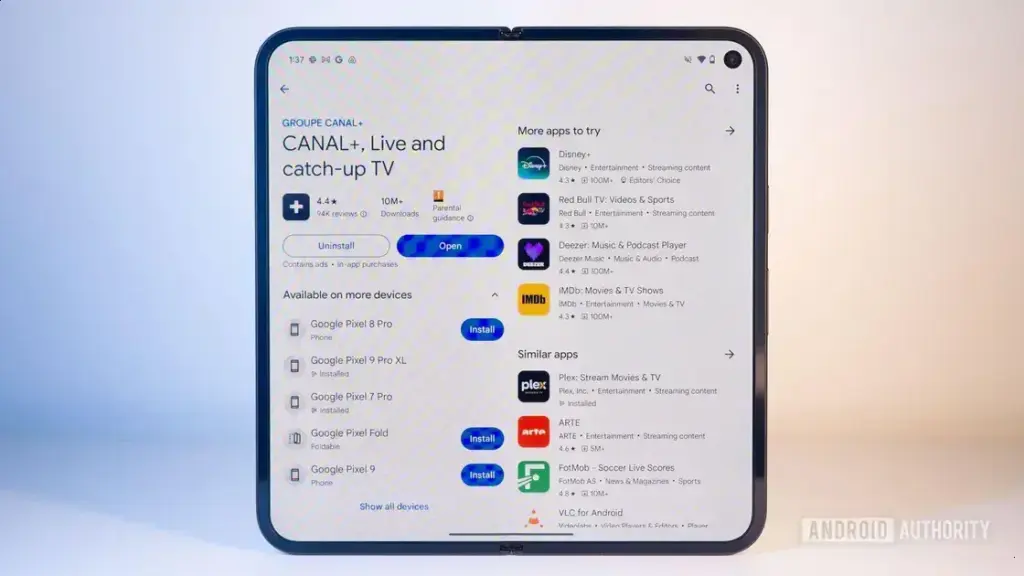 Google Play Store vai destacar apps otimizados para telas grandes