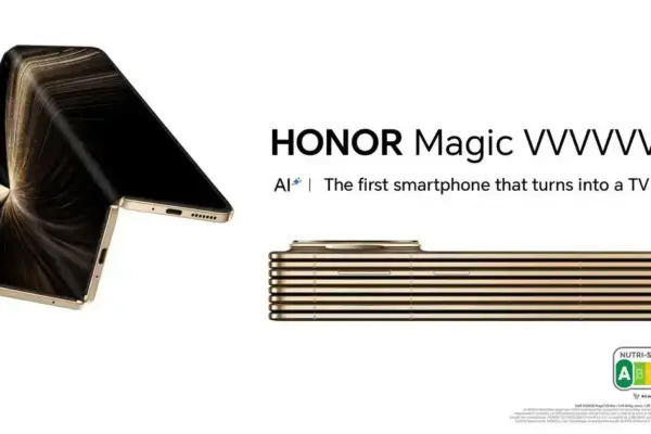 HONOR revela Magic V e lança brincadeira de primeiro smartphone que vira TV