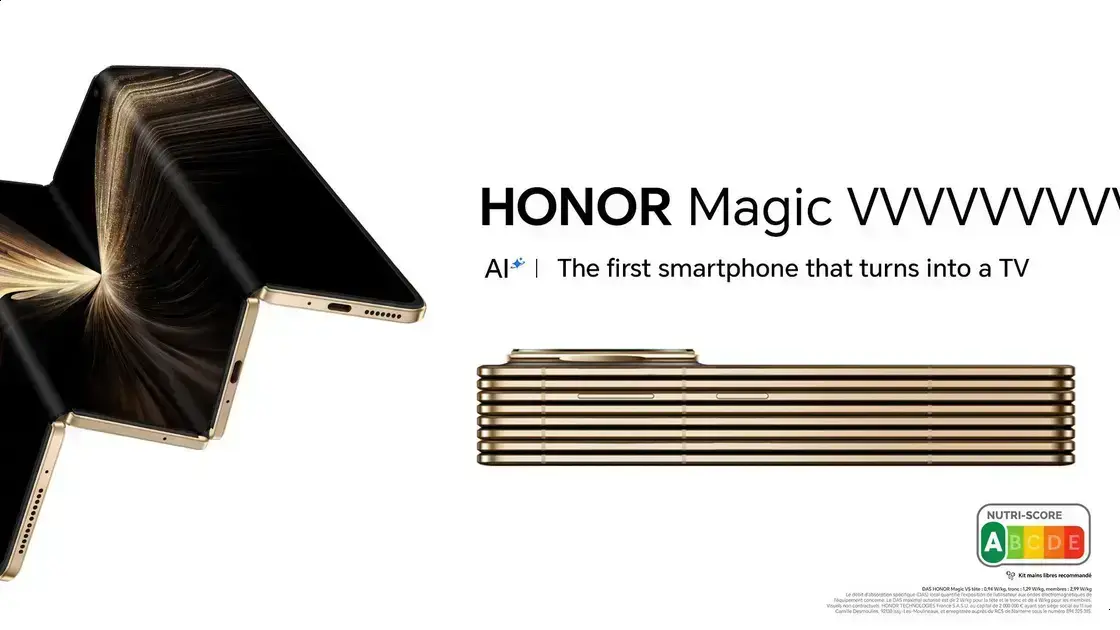 HONOR revela Magic V e lança brincadeira de primeiro smartphone que vira TV 1 HONOR revela Magic V e lança brincadeira de primeiro smartphone que vira TV