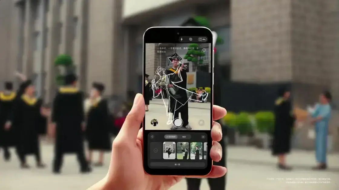 HUAWEI Pura 90 combina IA para aperfeiçoar poses em fotos 1 HUAWEI Pura 90 combina IA para aperfeiçoar poses em fotos