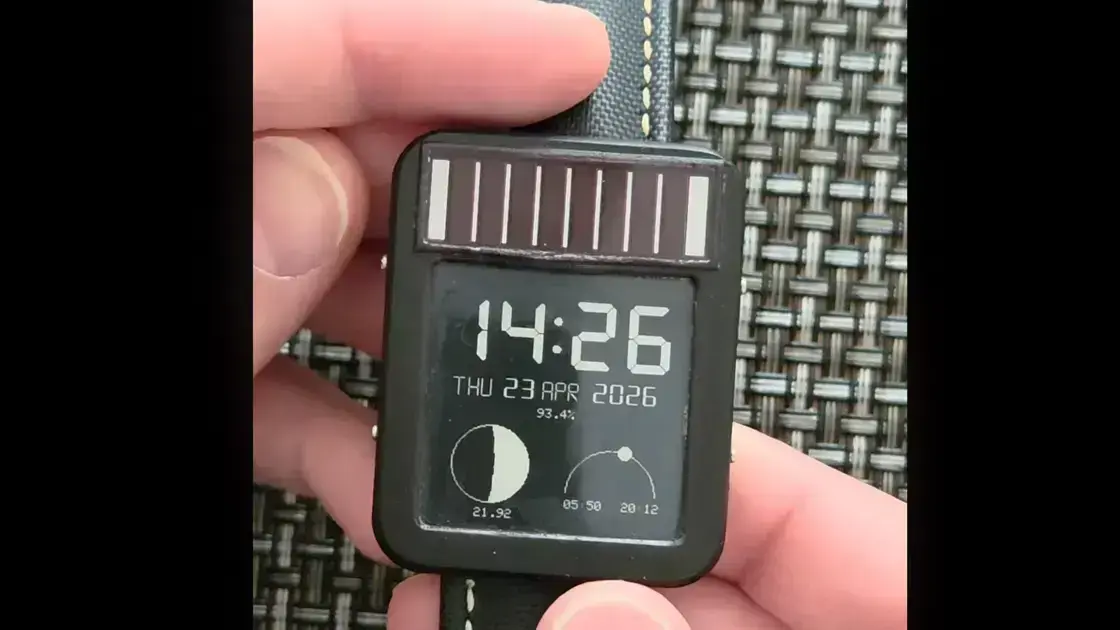 LightInk: o smartwatch open source que redefine vida útil com tela E-Ink 1 LightInk: o smartwatch open source que redefine vida útil com tela E-Ink