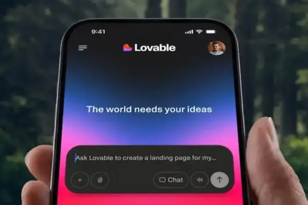 Lovable chega ao iPhone para criar apps web com IA e comandos por voz
