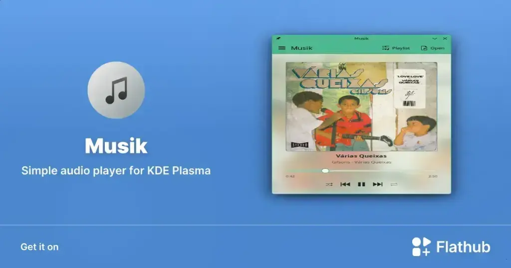 Musik: Player leve e integrado para áudio no Linux KDE Plasma